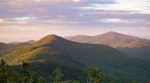 scenic green mountains of Vermont